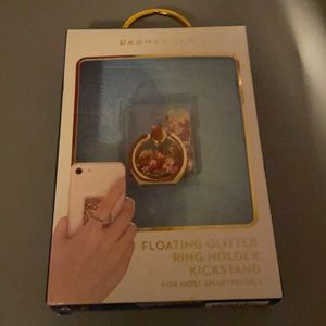 Floating Glitter Ring Holder Kickstand